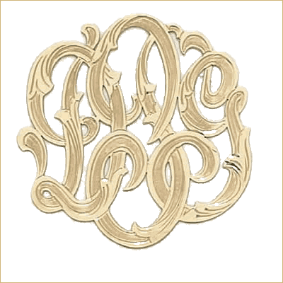 Monogrammed Pendants